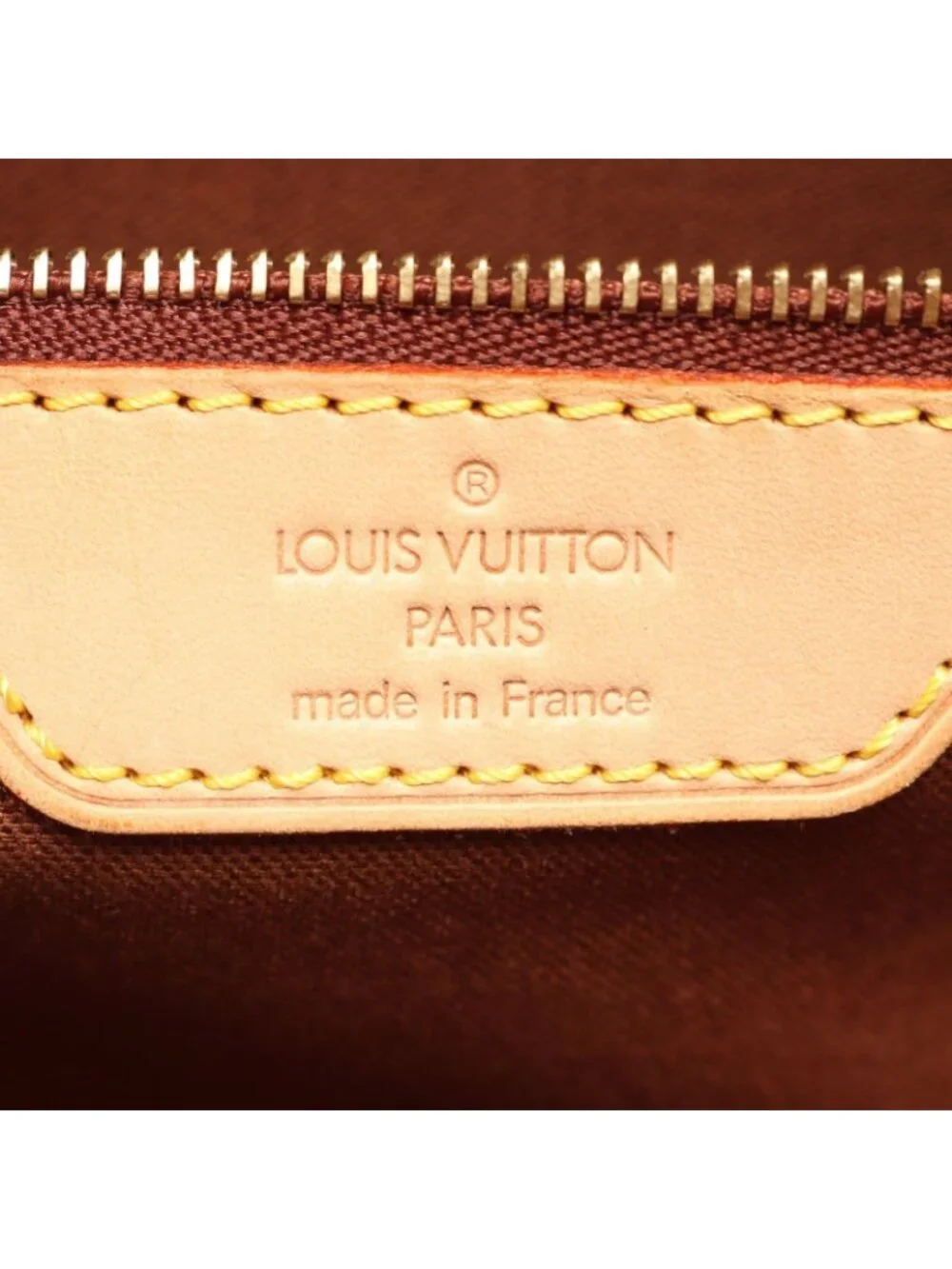 Louis Vuitton Tote Bag Cabas Mezzo Monogram Canvas Leather